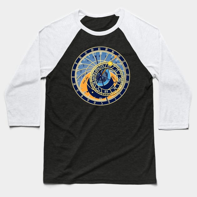 Astrology Baseball T-Shirt by Pestach